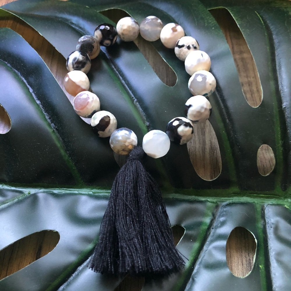 📿Black Tassel Bracelet 📿